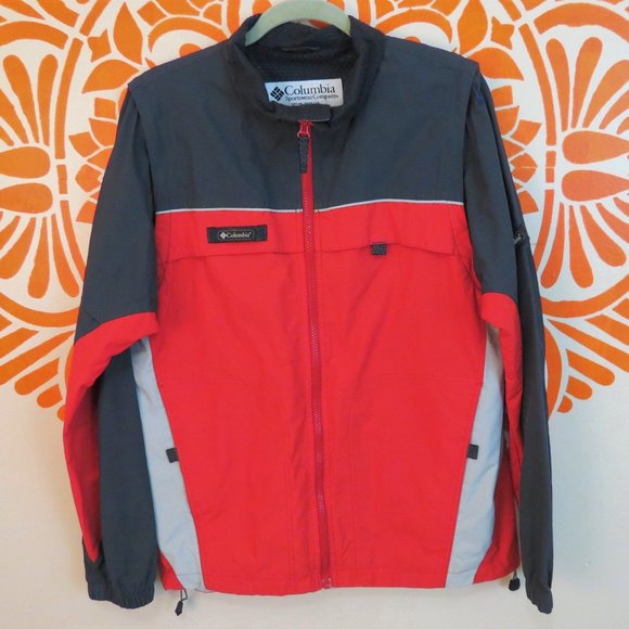 Columbia Other - Columbia Red & Gray All Weather Jacket M